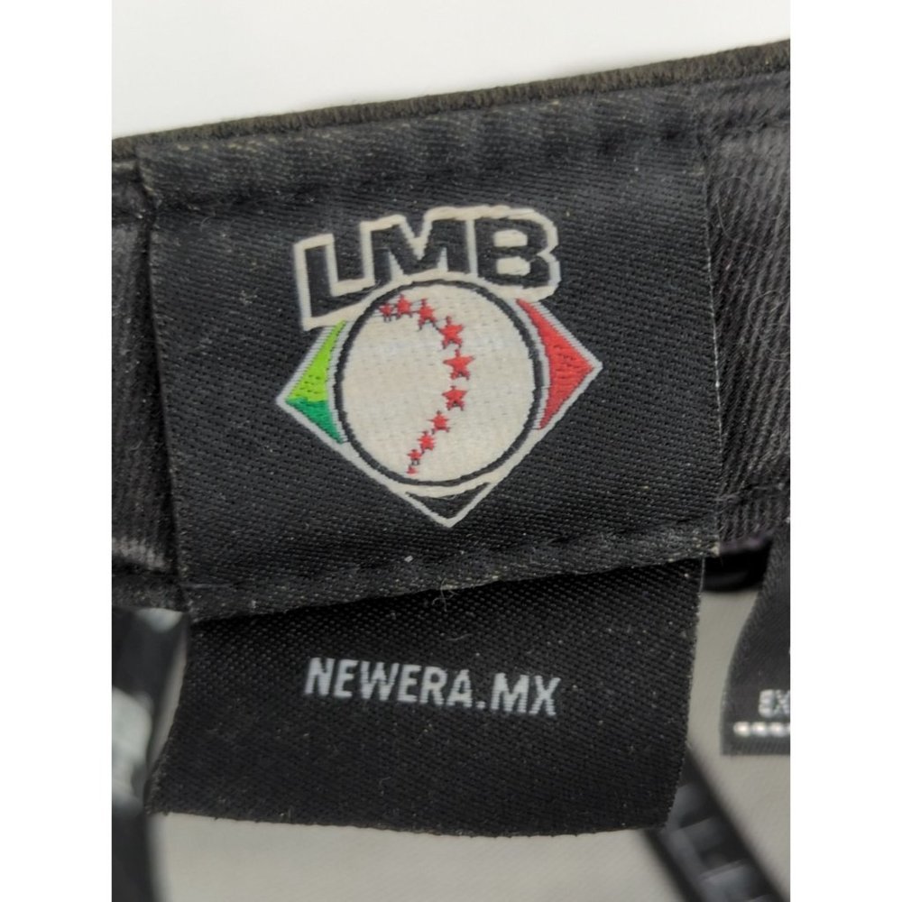 LMB New Era 59Fifty Vaqueros Unión Laguna fitted Black Cap Hat 7 1/2 - Picture 9 of 11